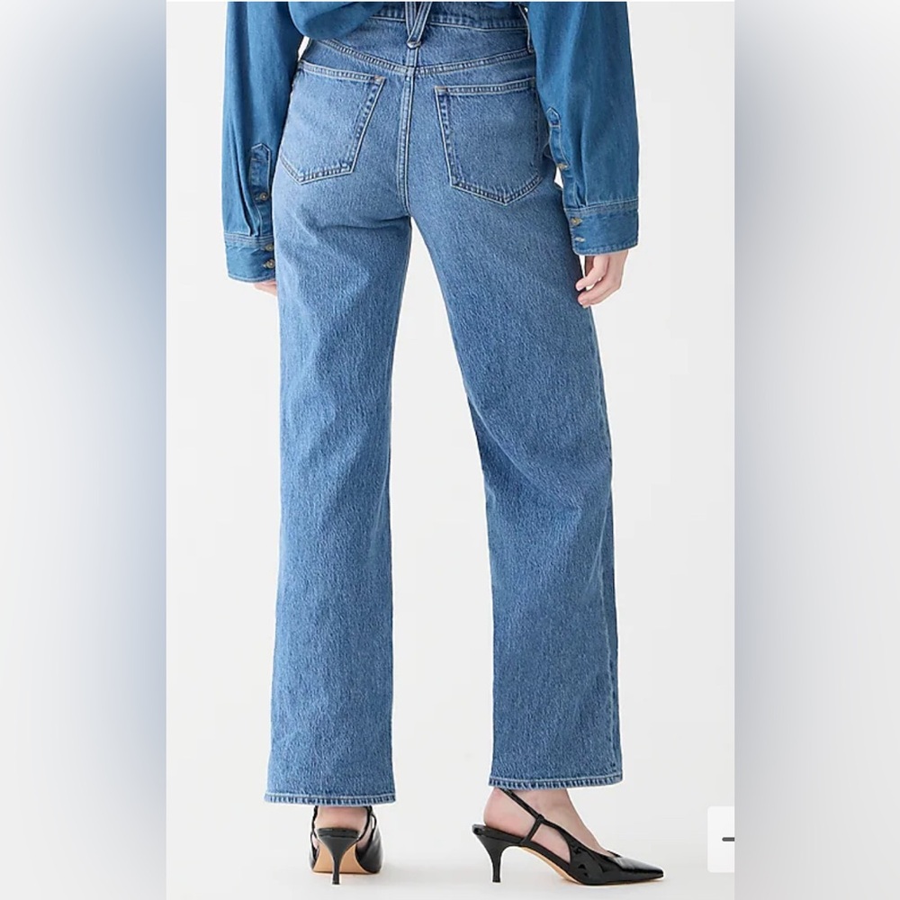 J.Crew slim wide-leg jean 24 Petite in hillside wash NWOT - Picture 3 of 11